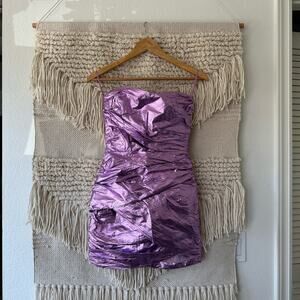 Bec + Bridge Metallic Maniac Mini Dress NWT